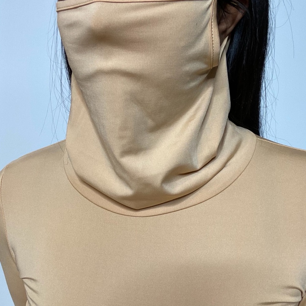 Tan mask dress